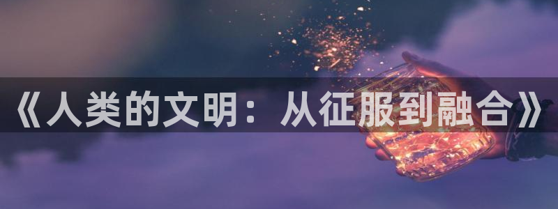 顺盈娱乐登录平台是什么平台呀：《人类的文明：从征服到融合》